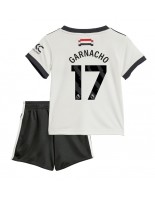 Manchester United Alejandro Garnacho #17 Kolmaspaita Lasten 2024-25 Lyhythihainen (+ shortsit)